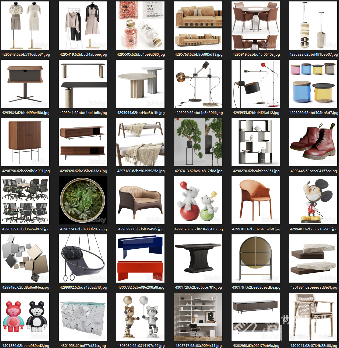 最新-3DSKY高精度3DMAX模型869个-1