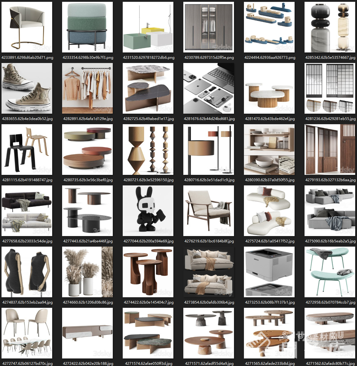 最新-3DSKY高精度3DMAX模型869个-1