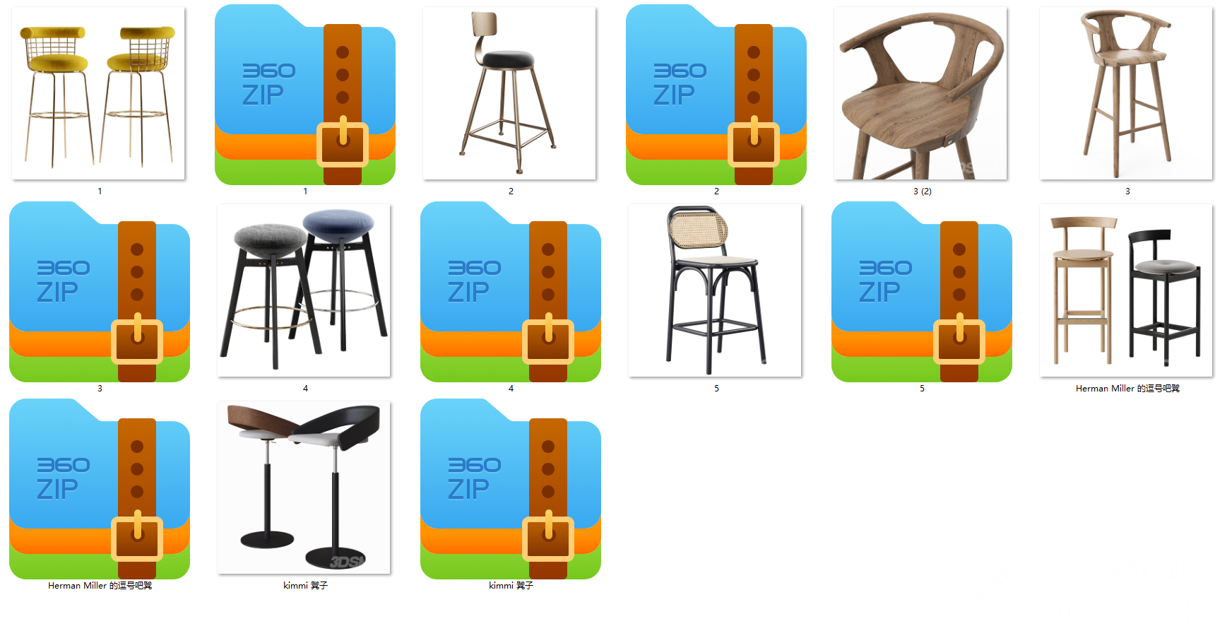 图片[2]-精品3Dmax室内模型丨10种分类丨11GB-刷子库