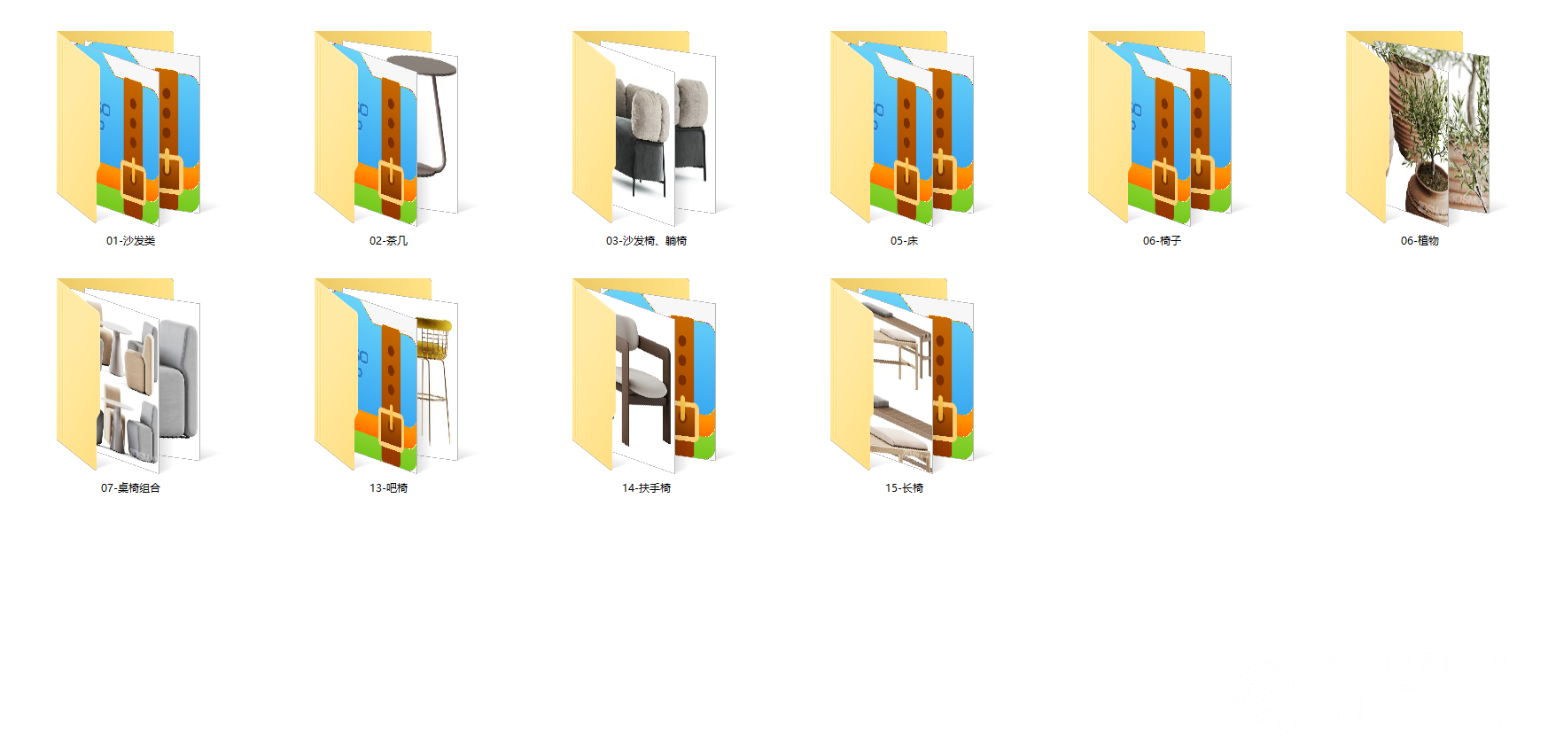 图片[1]-精品3Dmax室内模型丨10种分类丨11GB-刷子库