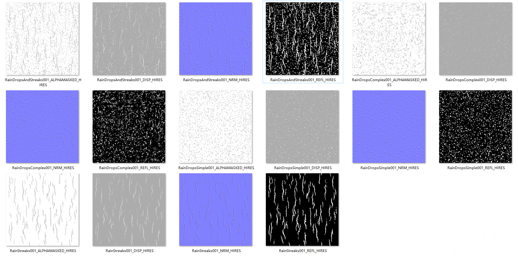 图片[6]-黑白贴图 – 划痕，脏旧，雨水等-刷子库