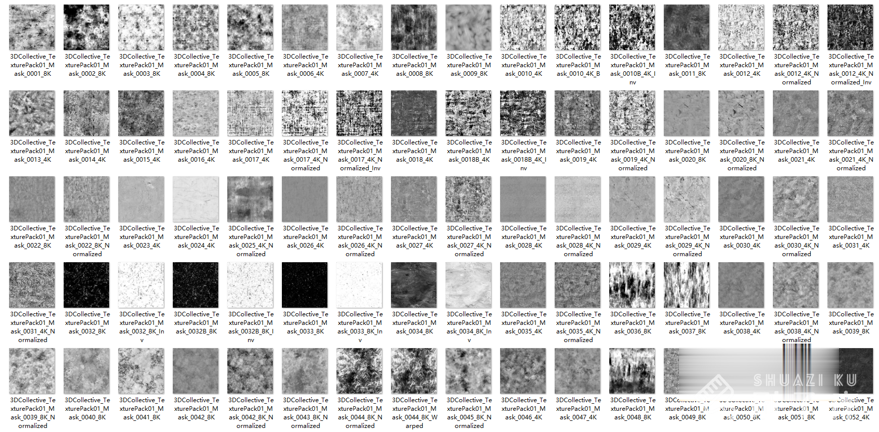 图片[7]-黑白贴图 – 划痕，脏旧，雨水等-刷子库