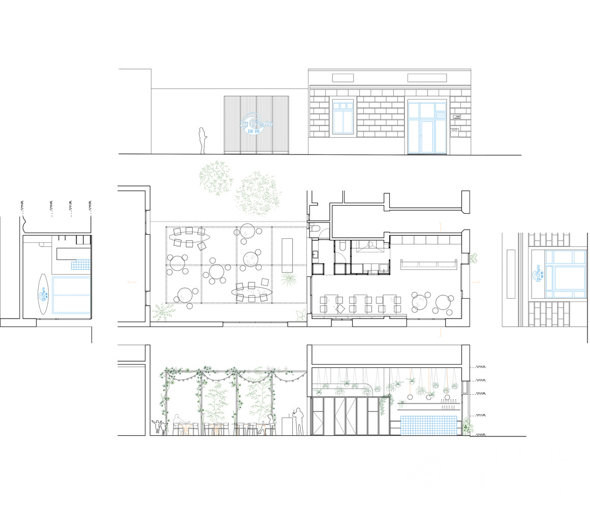 【设计师必备】80张酒吧平面、分析图-no.002-2