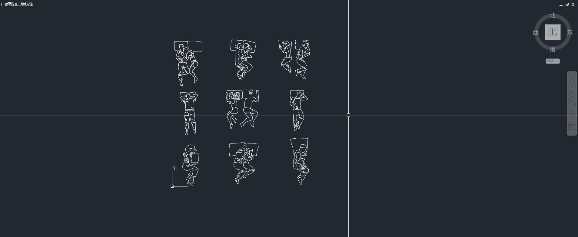 18组顶视图人物素材合集，AI+JPG+PSD+CAD-4