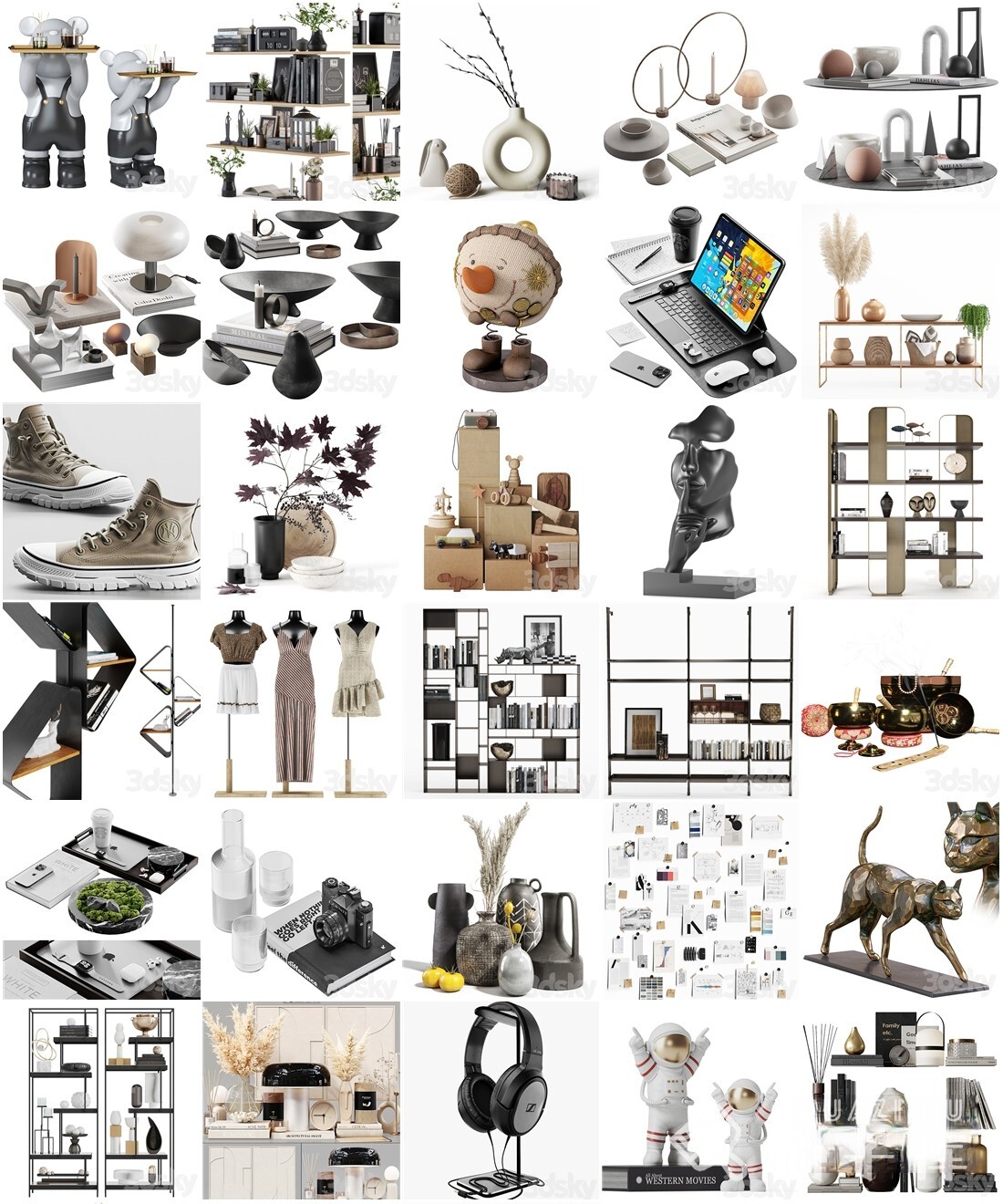 图片[4]-3DSKY — 高精3DMAX模型-装饰摆件-572套-刷子库