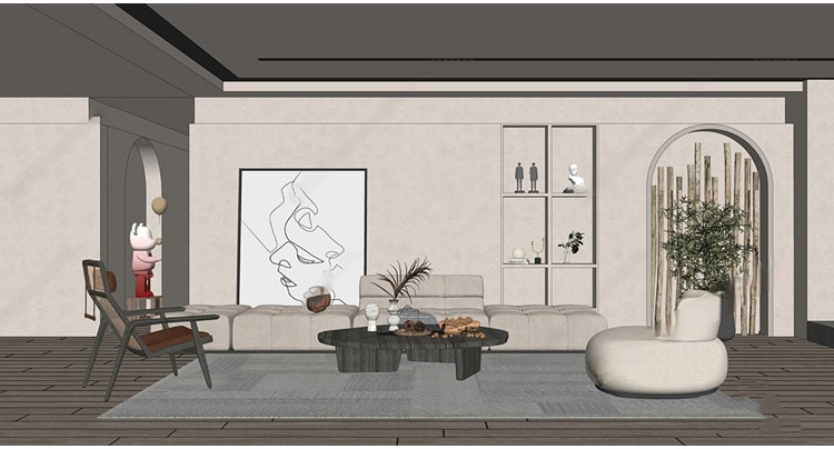 图片[13]-侘寂风格草图大师SU模型素材320套-刷子库