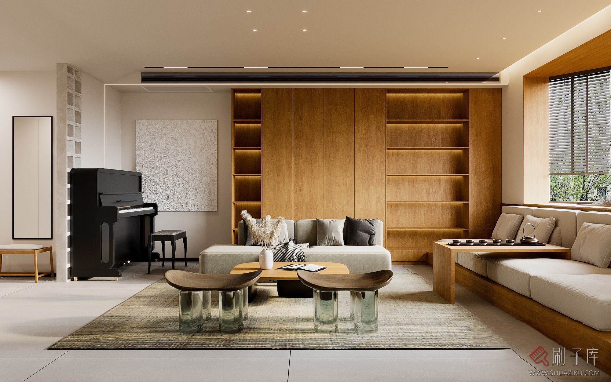 图片[2]-侘寂风客餐厅-刷子库