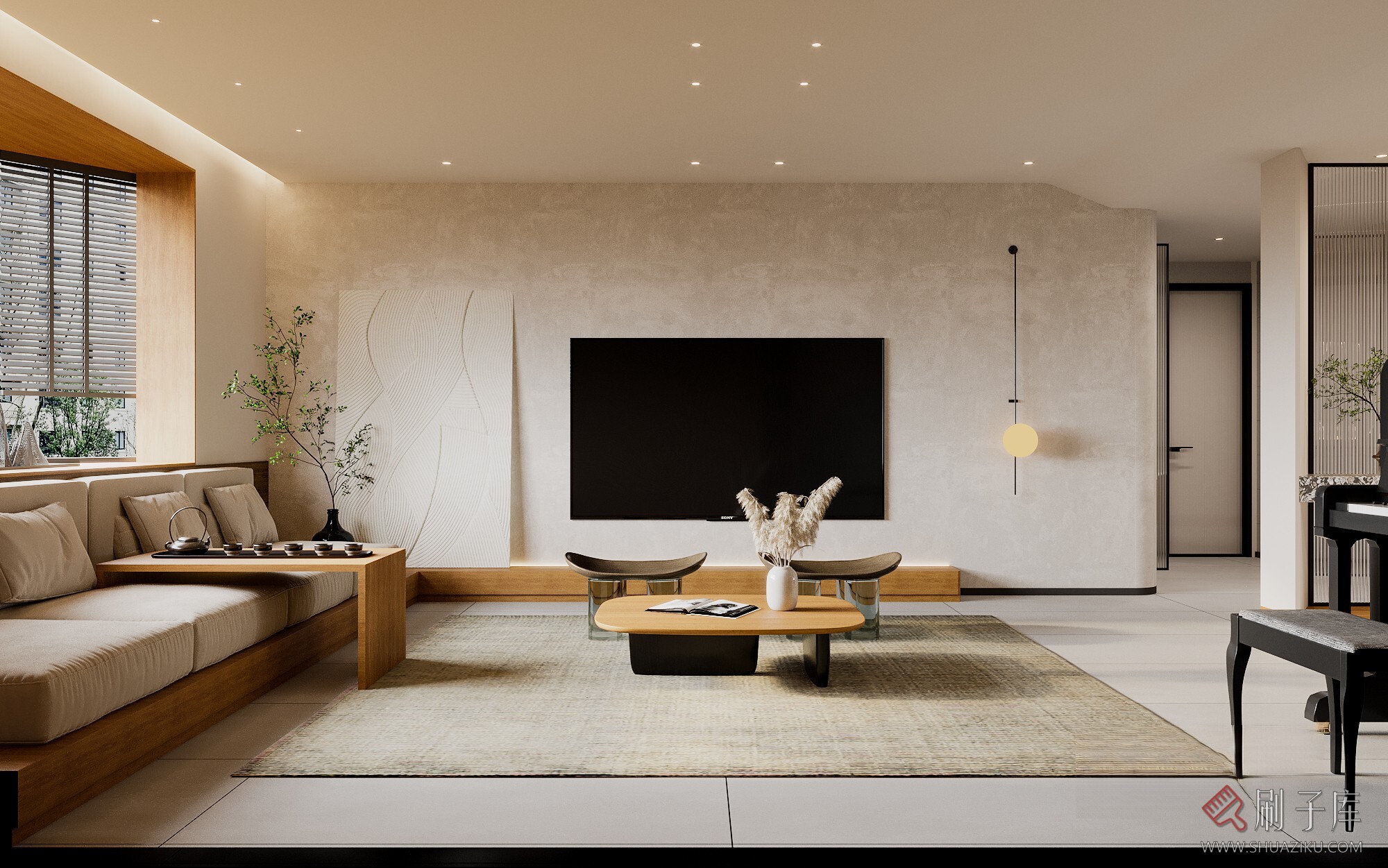 图片[3]-侘寂风客餐厅-刷子库