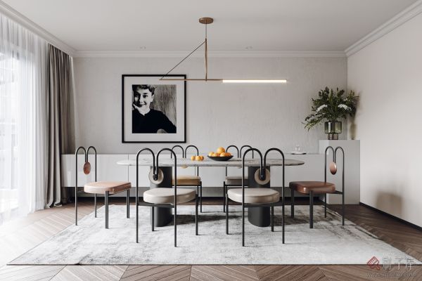 现代餐厅-刷子库