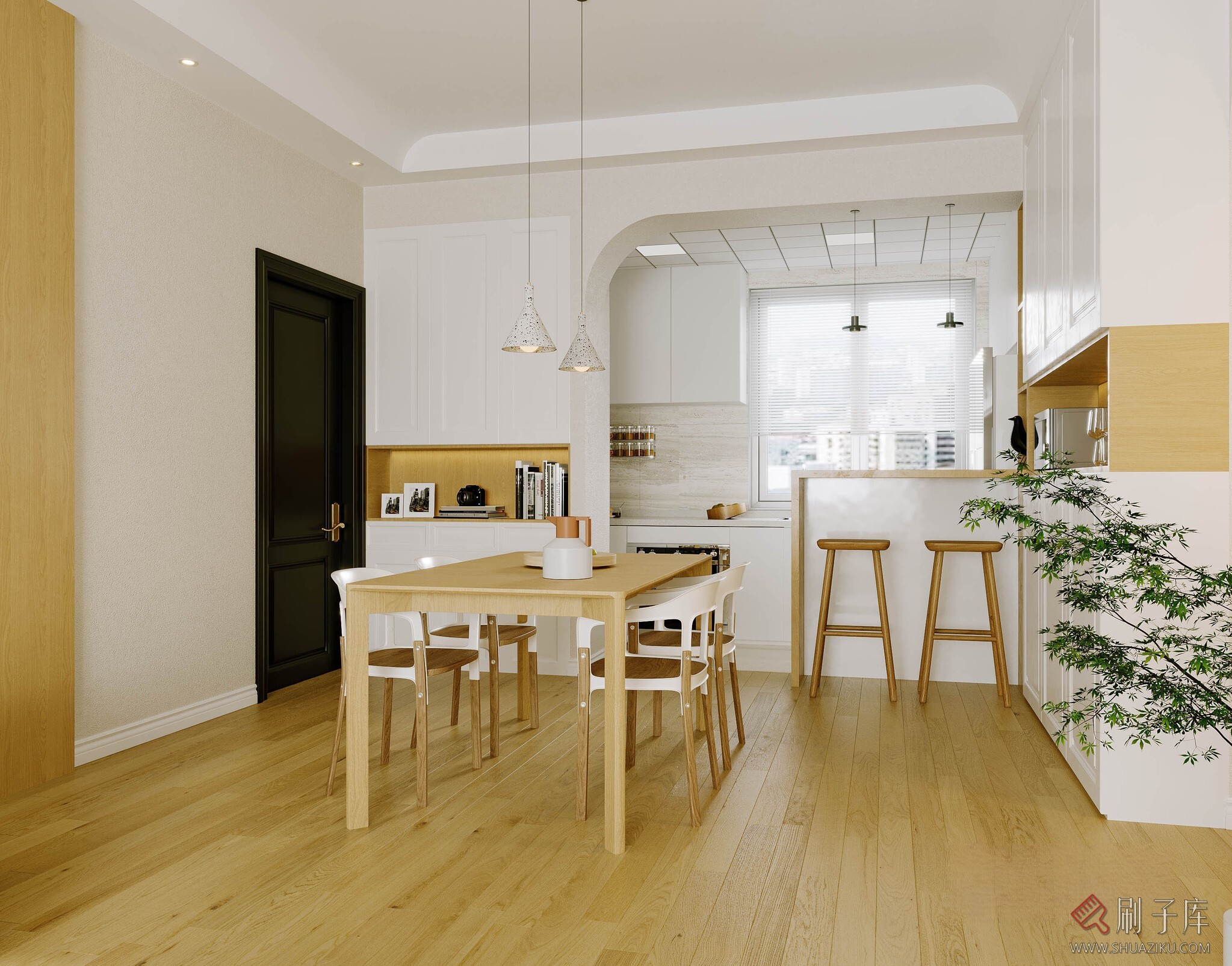 图片[2]-现代原木北欧风-刷子库