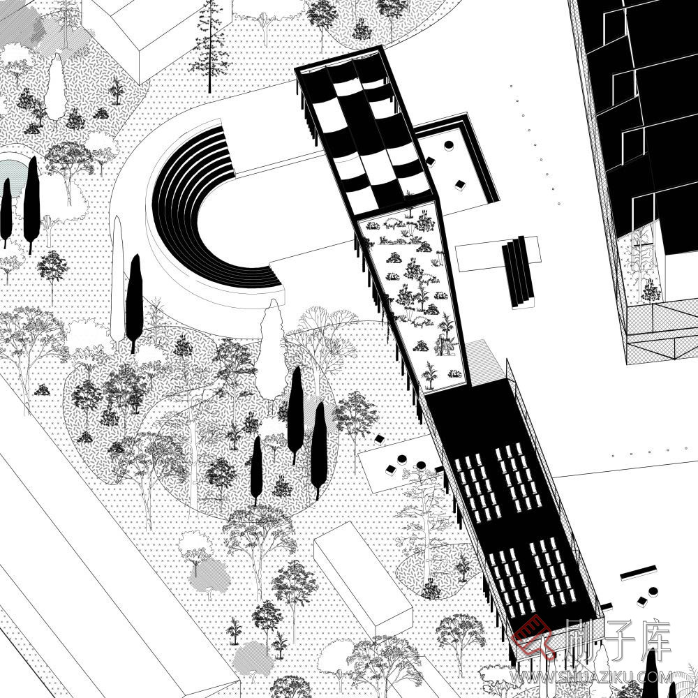 【设计师必备】140张室内剖面、立面创意分析图-5