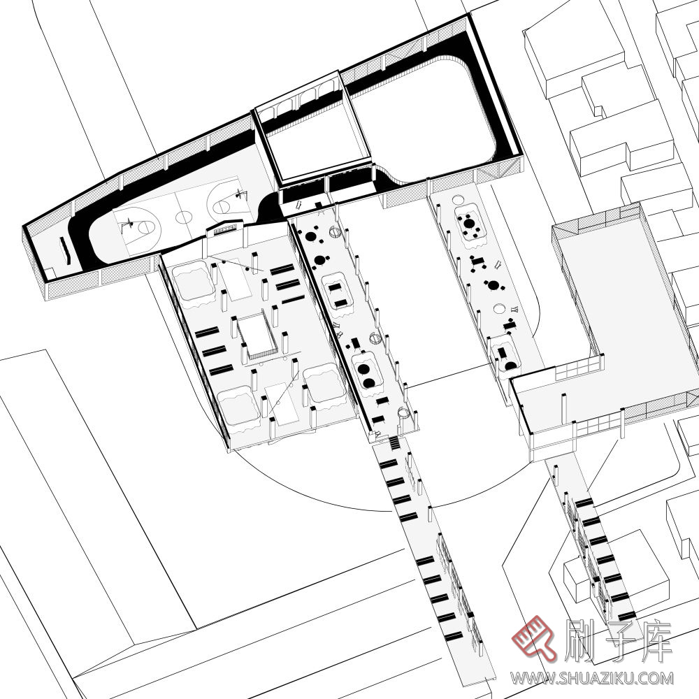 【设计师必备】140张室内剖面、立面创意分析图-6