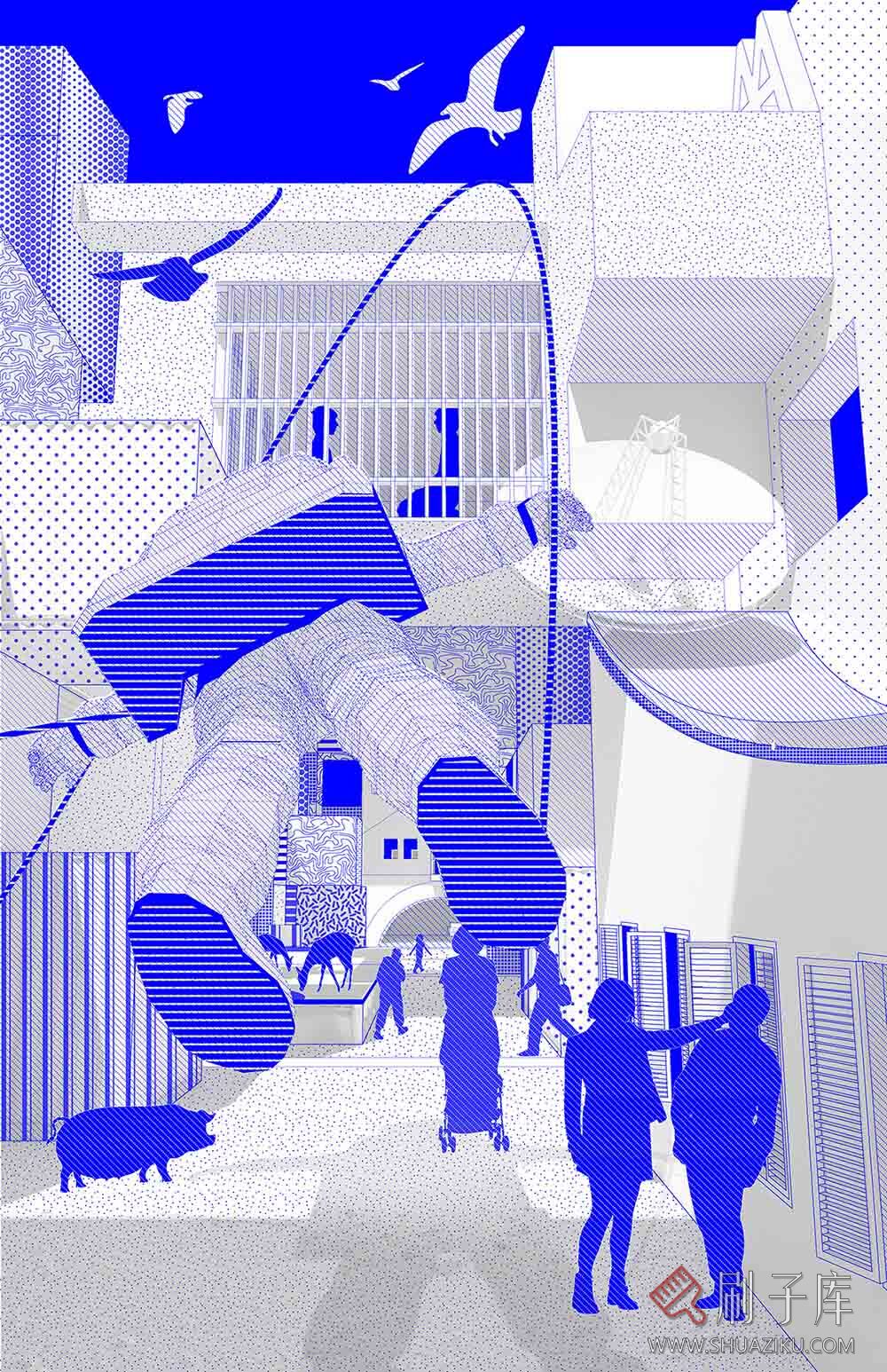 【设计师必备】140张室内剖面、立面创意分析图-7