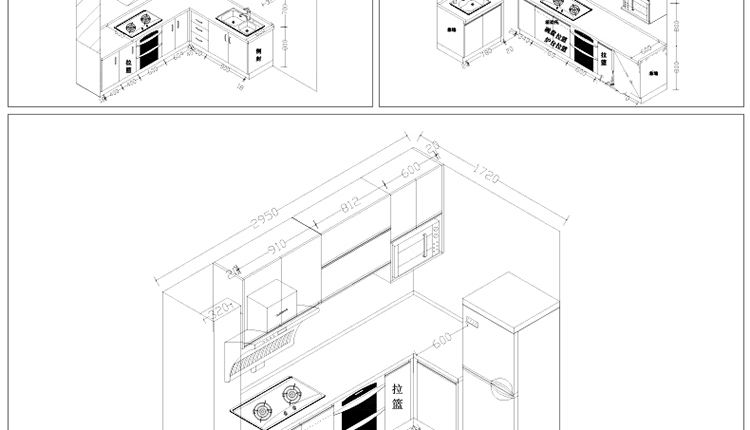 图片[25]-家装衣柜酒橱柜子榻榻米书柜鞋柜家具CAD图库平立面施工图纸设计-刷子库