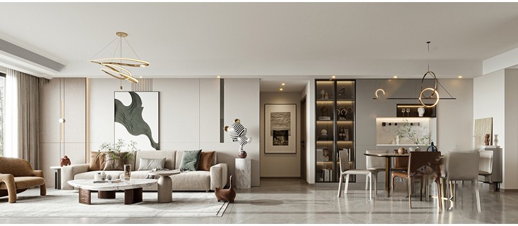 图片[3]-室内家装su模型家具别墅新中式现代客厅卧室sketchup草图大师素材-刷子库