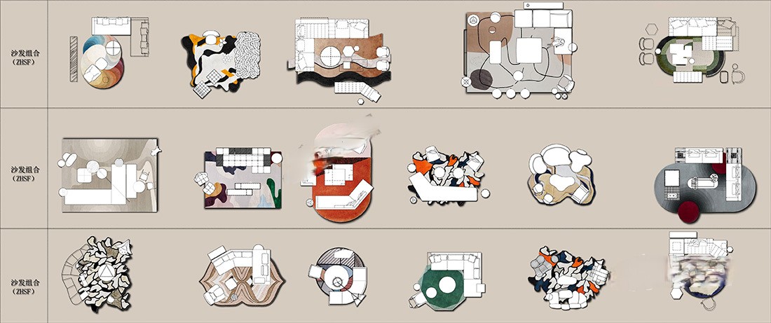 图片[2]-彩色CAD图库-带遮罩和地毯贴图-刷子库