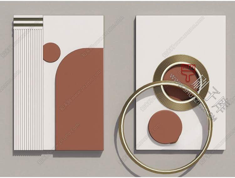 图片[8]-草图大师SU装饰画壁画挂画模型库-刷子库