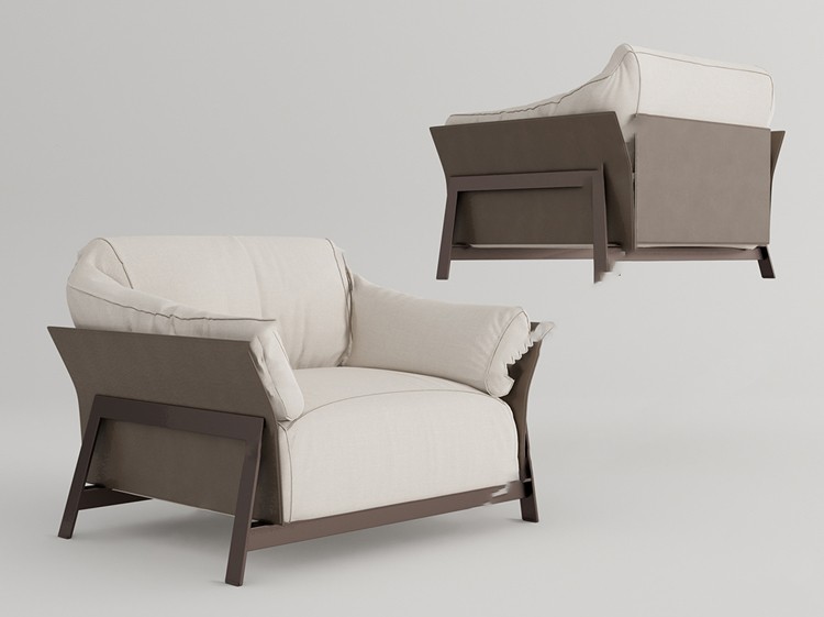 图片[5]-现代北欧沙发SU模型库客厅多人椅子双人异形单人单体沙发草图大师-刷子库