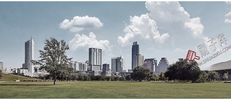 图片[4]-城市建筑小区别墅窗外窗景外景vr户外3d高清3dmax材质贴图su素材-刷子库