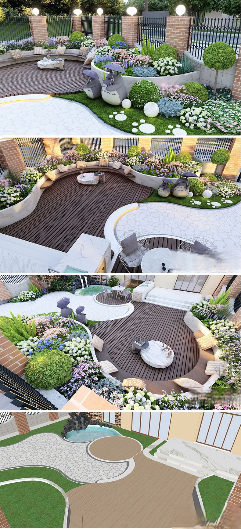 图片[53]-新中式日式欧式别墅室外庭院露台屋顶花园空中会所景观SU模型素材-刷子库