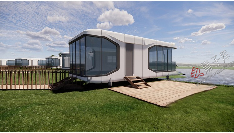 图片[1]-草图大师民宿度假村酒店中式现代别墅客栈旅游创意外观建筑SU模型-刷子库