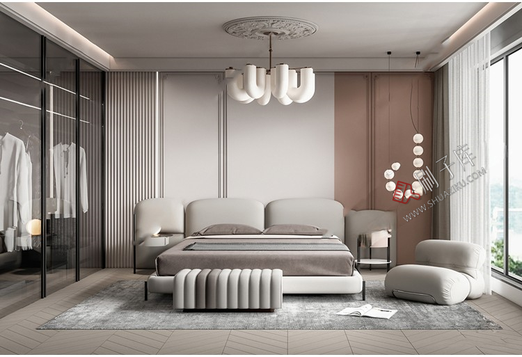 图片[16]-草图大师家装奢华豪华法式风格家居餐厅客厅卧室设计SU模型素材库-刷子库