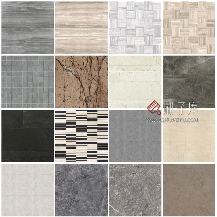 图片[5]-室内高清材质贴图石材瓷砖大理石地面铺装地砖设计3DMAX素材-刷子库