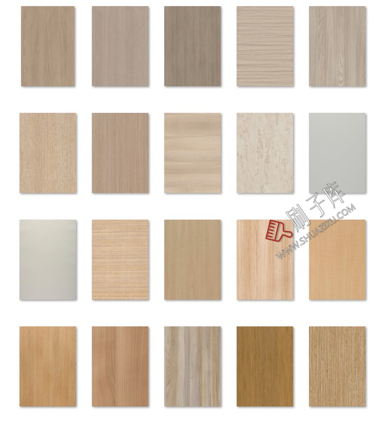 图片[12]-木质木材木纹高清素材3D贴图纹理SU室内设计木饰面原木3dmax-刷子库