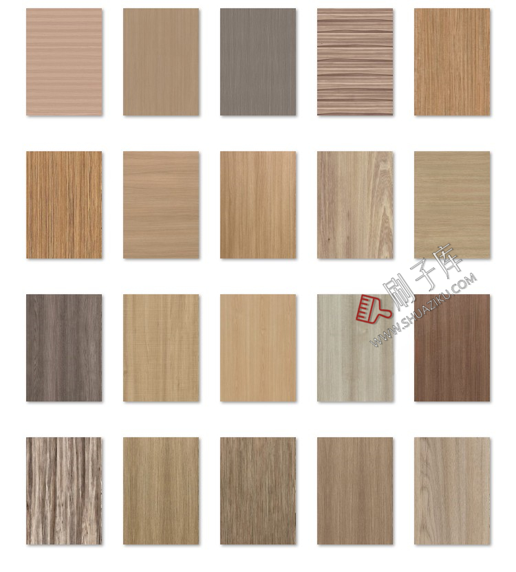 图片[13]-木质木材木纹高清素材3D贴图纹理SU室内设计木饰面原木3dmax-刷子库