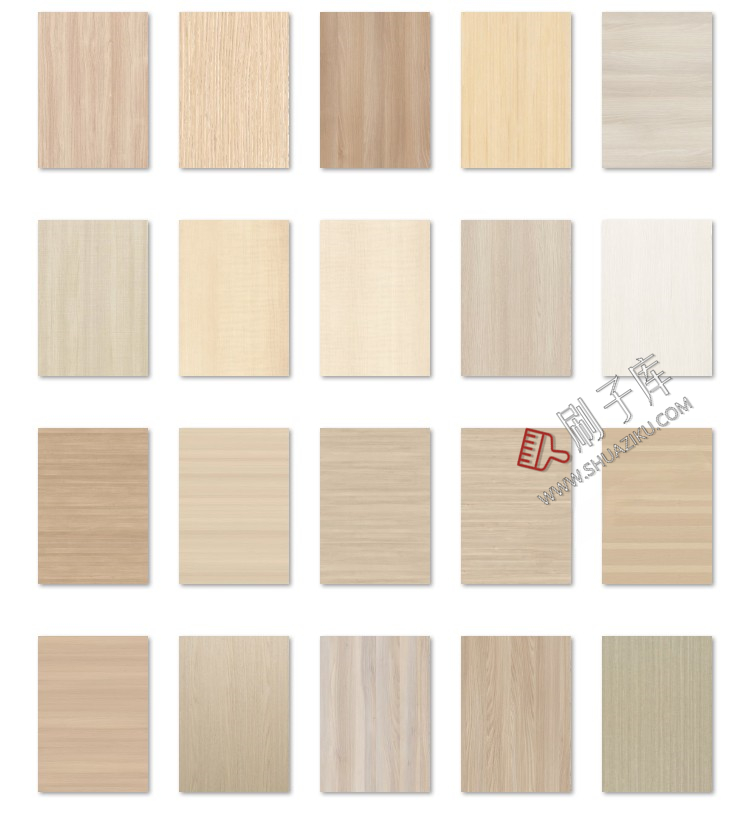 图片[11]-木质木材木纹高清素材3D贴图纹理SU室内设计木饰面原木3dmax-刷子库