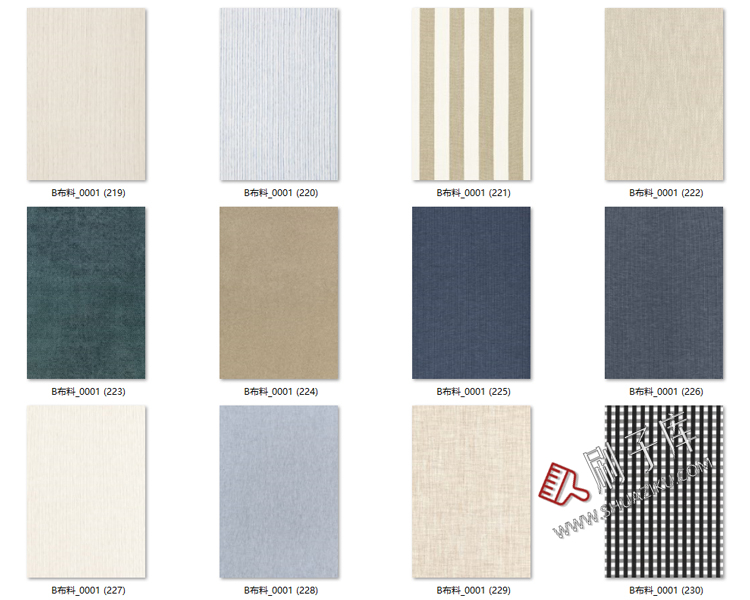 图片[7]-高清布纹布料墙布粗布棉布亚麻布现代北欧JPG无缝贴图素材库-刷子库