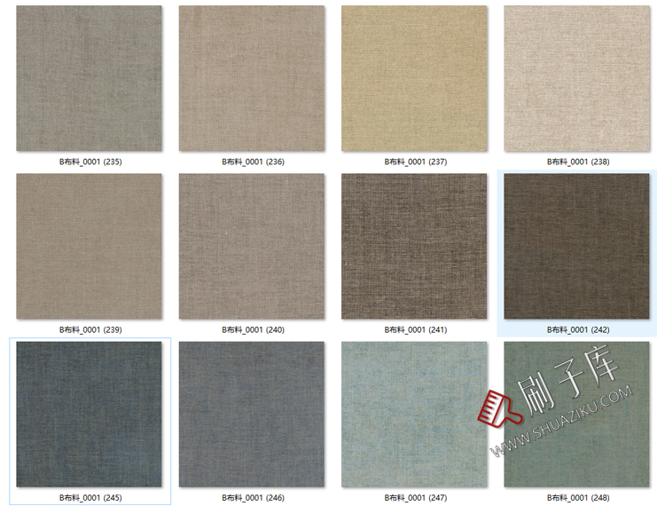 图片[14]-高清布纹布料墙布粗布棉布亚麻布现代北欧JPG无缝贴图素材库-刷子库