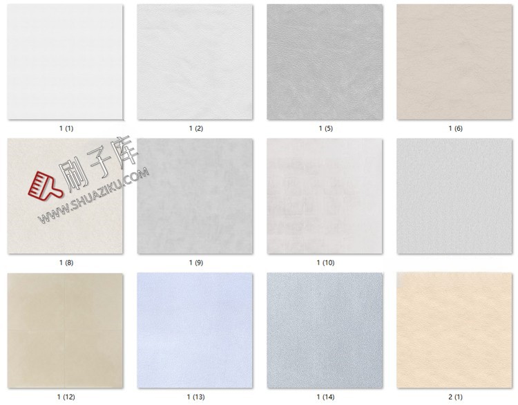 图片[2]-高清现代皮纹皮革纹理棕色皮质白色浅色花纹无缝JPG贴图素材-刷子库