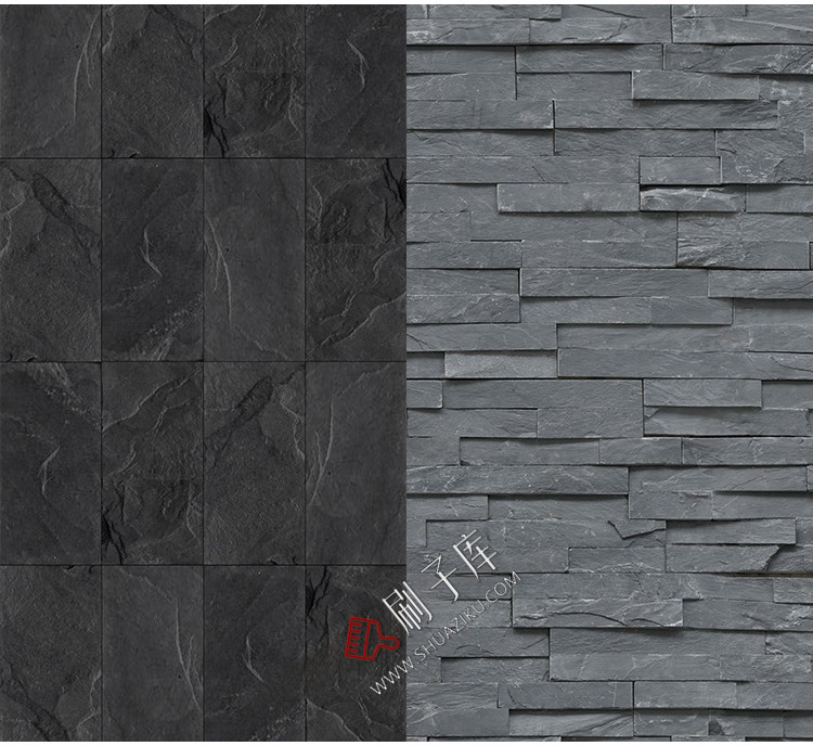 图片[13]-石材外墙墙面石墙文化石砖墙石砖青砖3dmax高清su贴图3d材质素材-刷子库