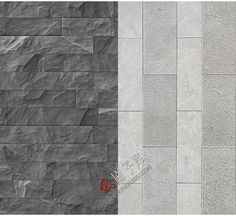 图片[18]-石材外墙墙面石墙文化石砖墙石砖青砖3dmax高清su贴图3d材质素材-刷子库