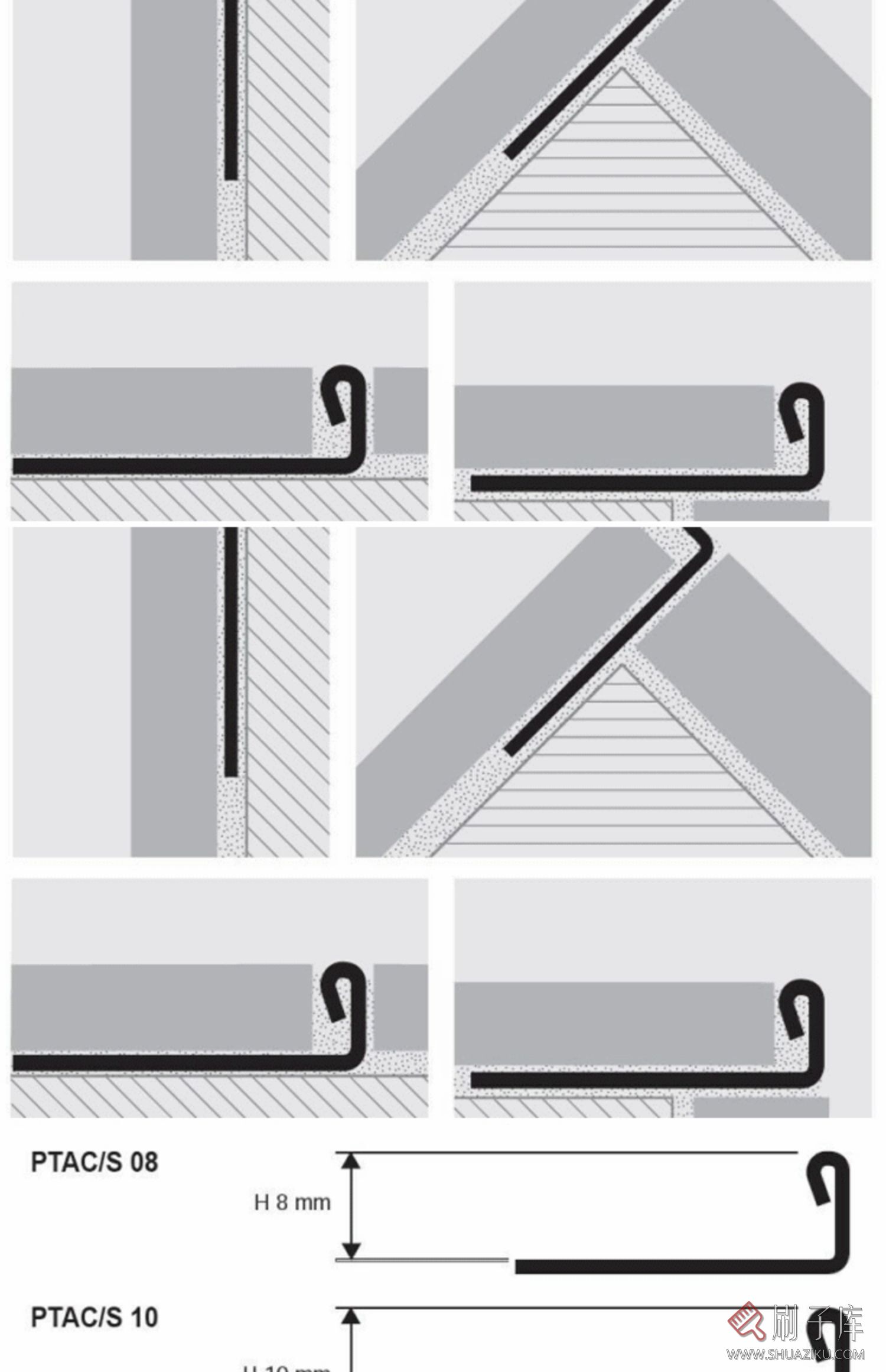 家装设计施工工艺材料收口手册 室内设计师专属施工图集-19