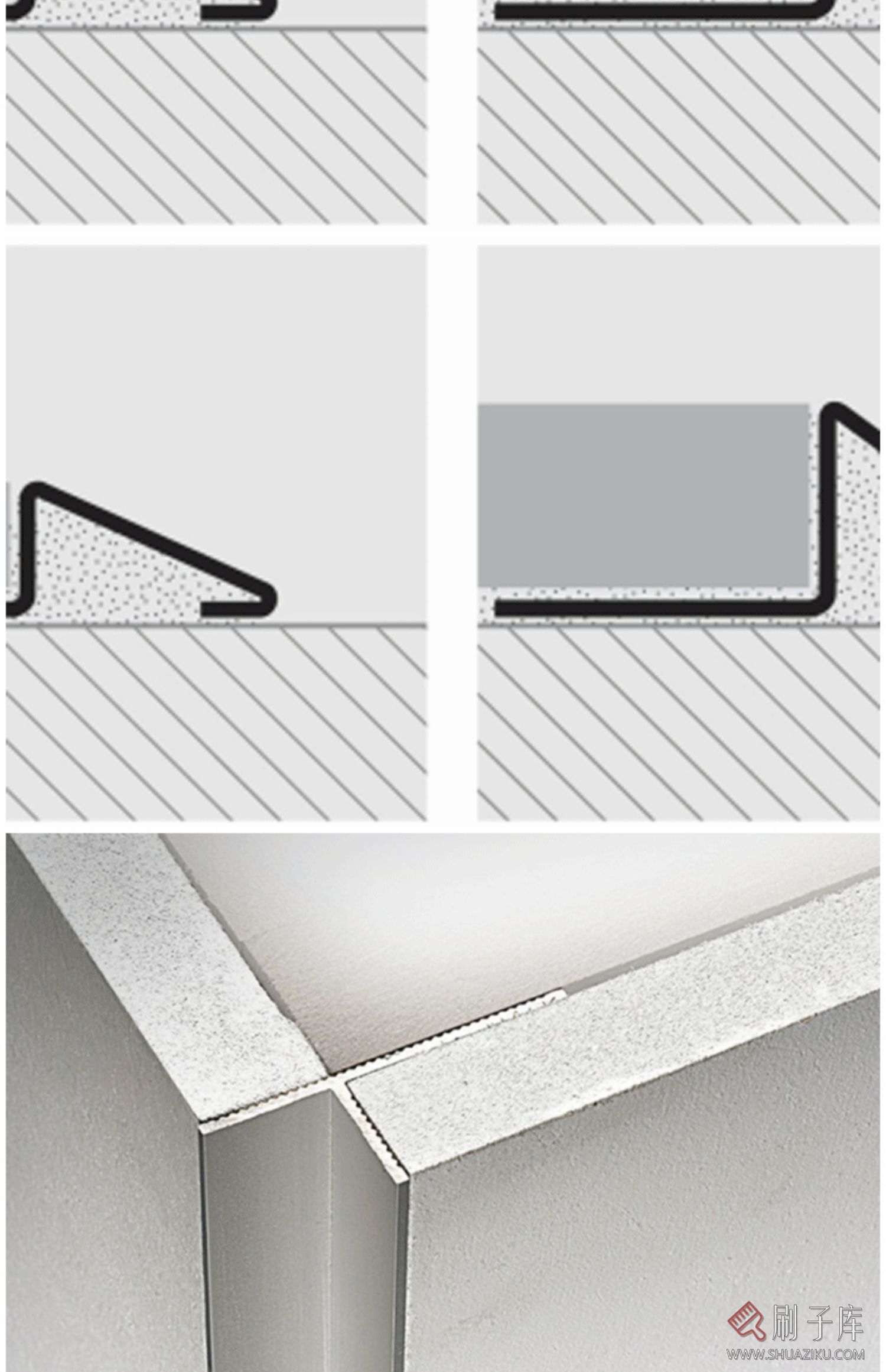 家装设计施工工艺材料收口手册 室内设计师专属施工图集-23