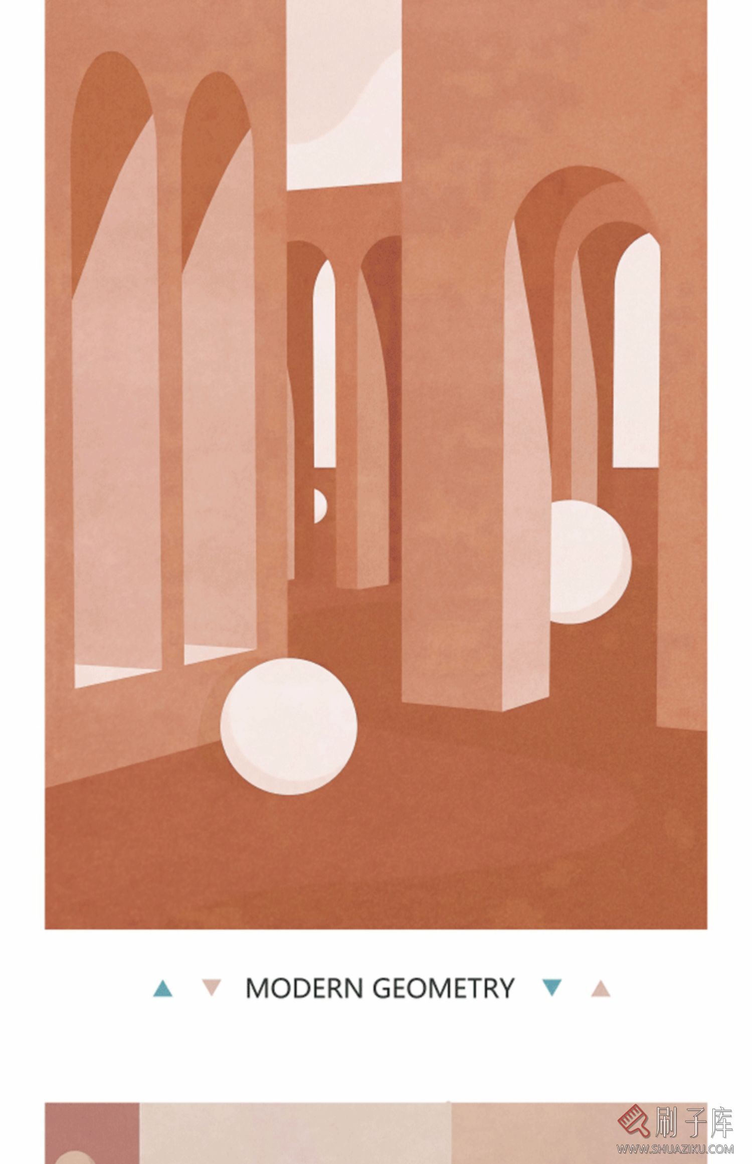 3DMAX挂画贴图 莫兰迪色调挂画贴图合集素材 现代挂画贴图素材-2