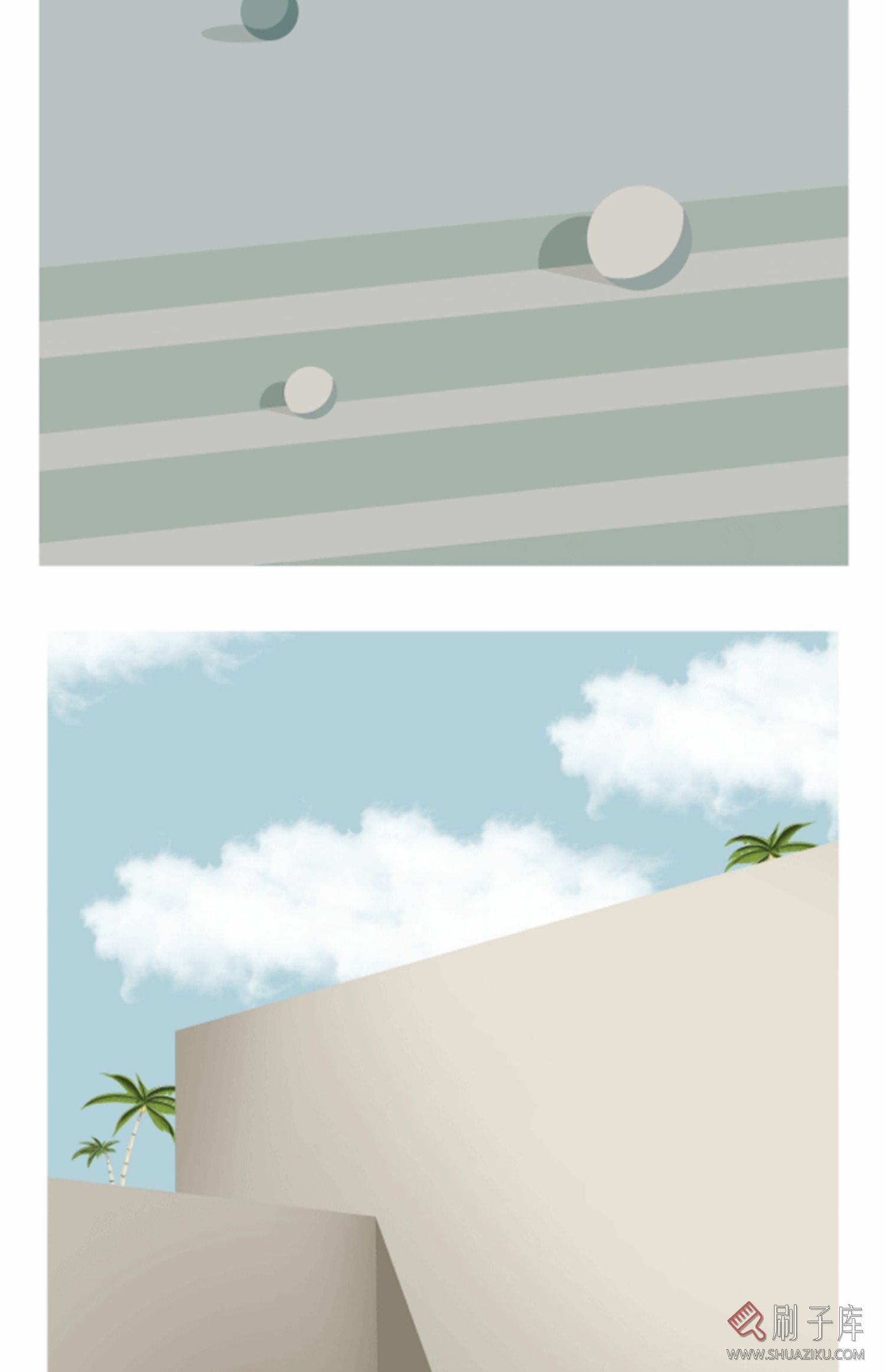 3DMAX挂画贴图 莫兰迪色调挂画贴图合集素材 现代挂画贴图素材-20