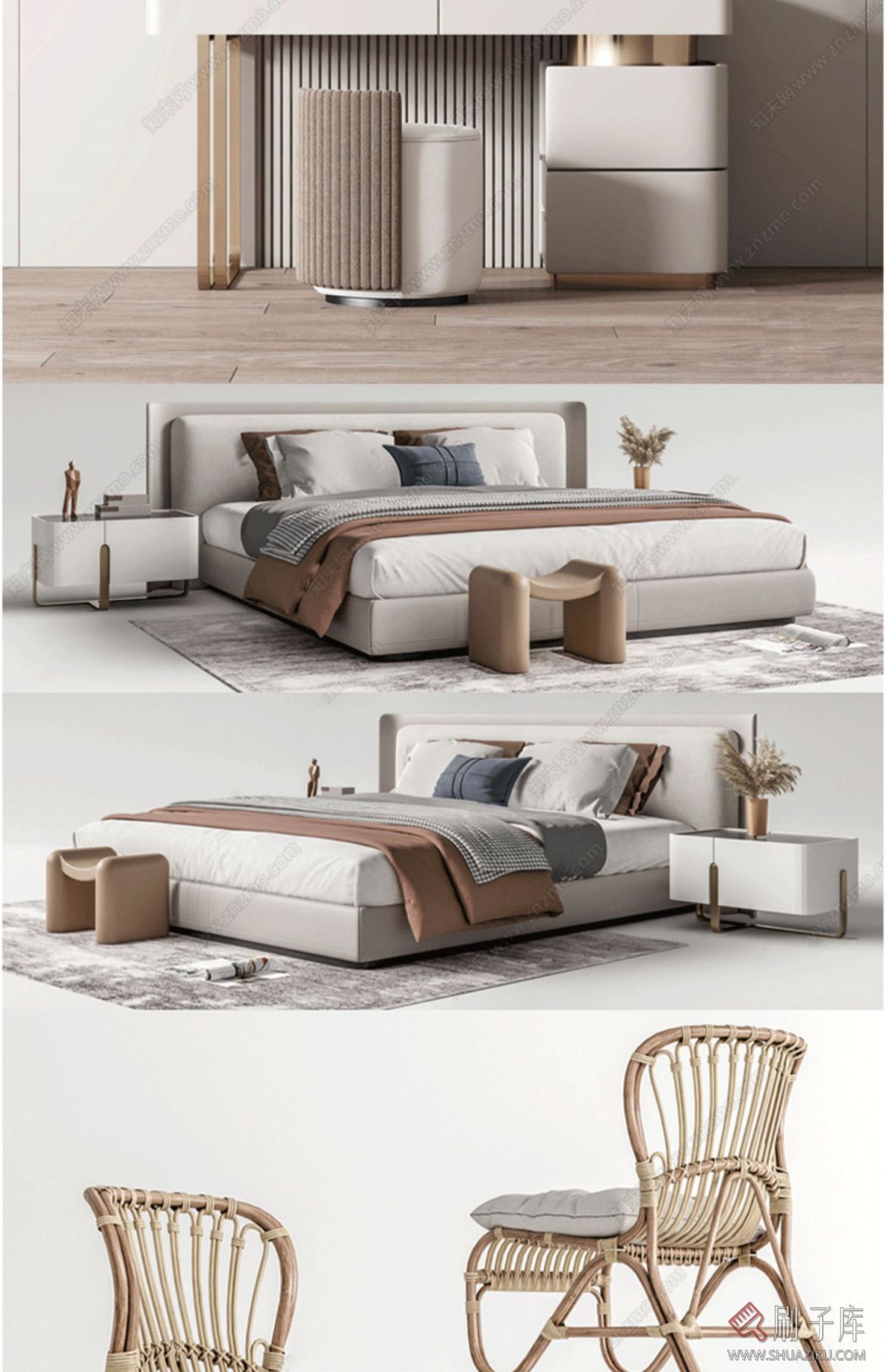 su室内设计家装单体模型库 灯具沙发柜子床桌椅 家具室内设计素材-5