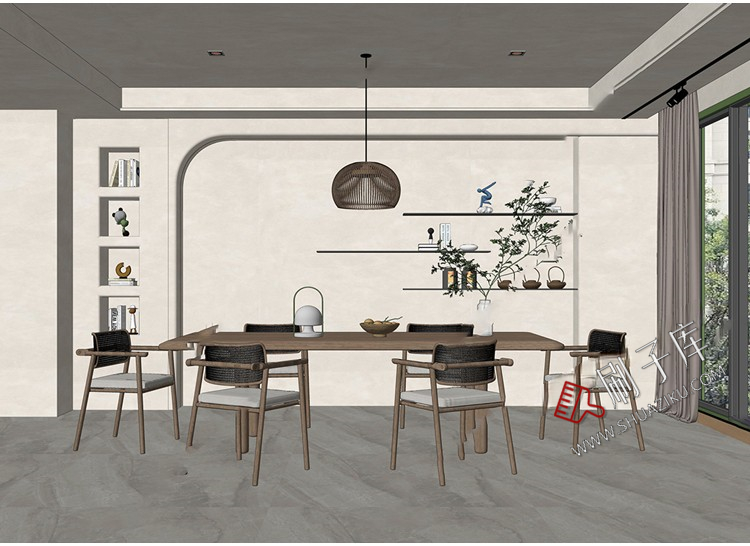 图片[9]-侘寂风格草图大师现代极简家装室内设计客厅卧室SU模型素材-刷子库