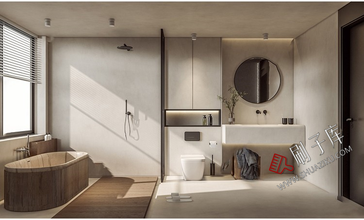 图片[27]-侘寂风格草图大师现代极简家装室内设计客厅卧室SU模型素材-刷子库