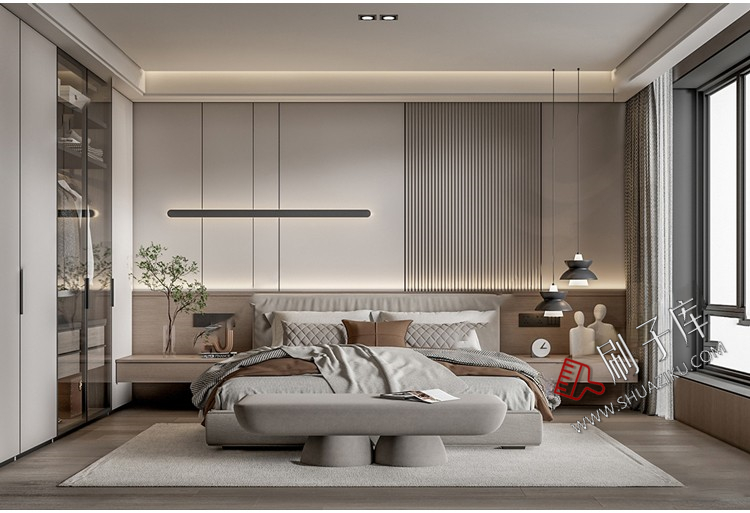 图片[6]-现代简约轻奢风格草图大师模型室内设计家装客厅餐厅卧室SU素材库-刷子库