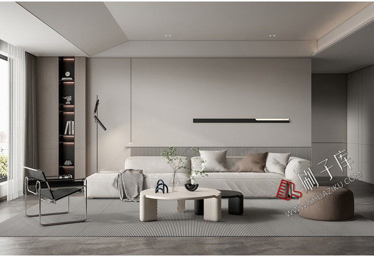 图片[7]-现代简约轻奢风格草图大师模型室内设计家装客厅餐厅卧室SU素材库-刷子库