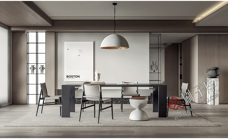 图片[25]-现代简约轻奢风格草图大师模型室内设计家装客厅餐厅卧室SU素材库-刷子库