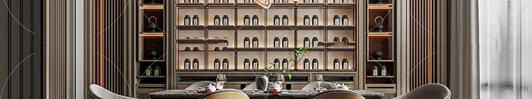 图片[53]-新中式室内3DMAX家装场景设计素材客厅餐厅卧室厨房3d模型库-刷子库