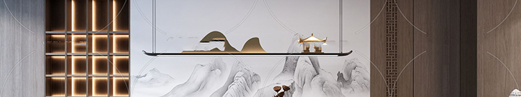 图片[63]-新中式室内3DMAX家装场景设计素材客厅餐厅卧室厨房3d模型库-刷子库