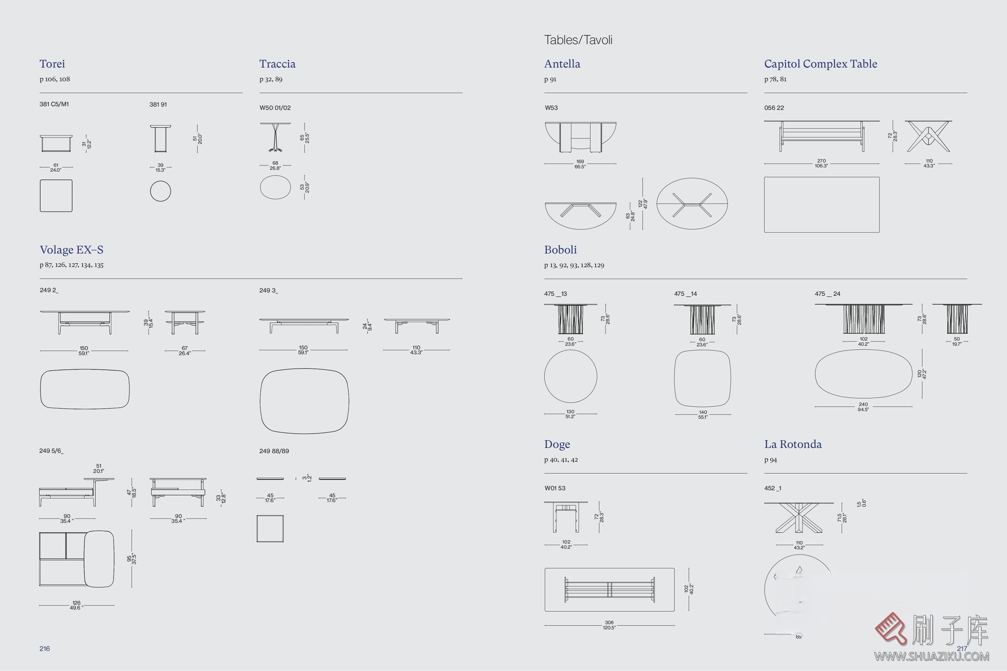 图片[17]-国外家居品牌CASSINA家具CAD图块+PSD分层素材+3D模型-刷子库