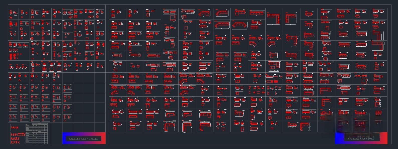 图片[22]-国外家居品牌CASSINA家具CAD图块+PSD分层素材+3D模型-刷子库