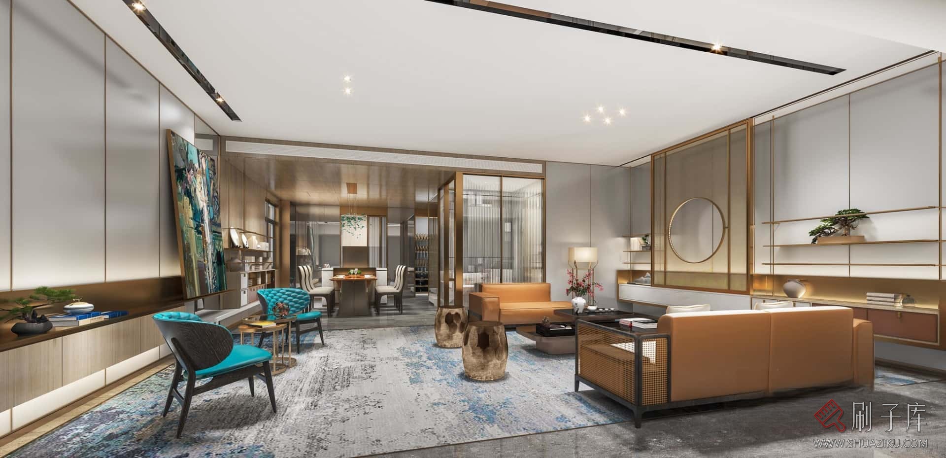 图片[28]-国内外现代风格实景参考图（样板间 公馆 住宅 别墅 等）（990套） 40G-刷子库